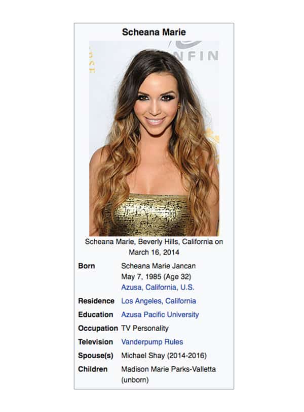 Scheana Madison Marie Parks