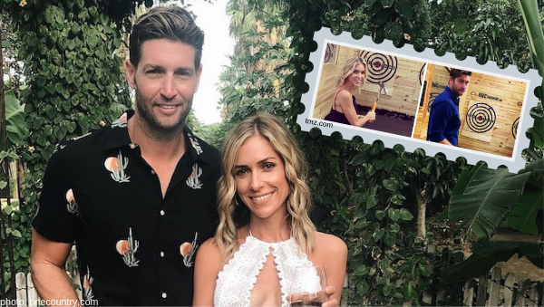 kristin cavallari jay cutler ax throwing