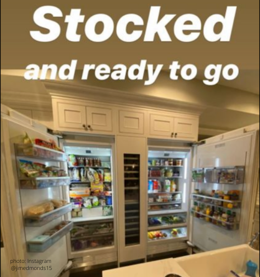 It got even more cringe-worthy when the former Bravo star got home, he proceeded to show his refrigerator completely stocked.