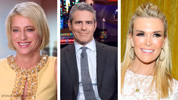 andy cohen disgusted with dorinda medley turkey baster comment tinsley mortimer real housewives of new york rhony fired quit