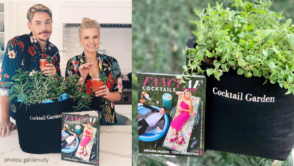 gardenuity container garden urban organic healthy fresh fancy af cocktails book ariana madix tom sandoval cocktail vpr vanderpump rules