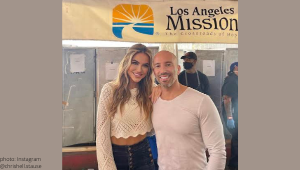 selling sunset chrishell stause jason oppenheim thanksgiving los angeles mission charity donate volunteer give back