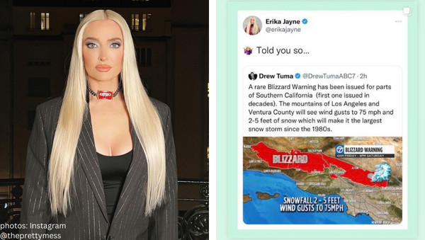 rhobh real housewives of beverly hills erika jayne girardi snowing in pasadena