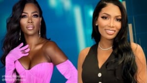 A Poster Seemingly About Brittany Eady At Kenya Moore's Event Was