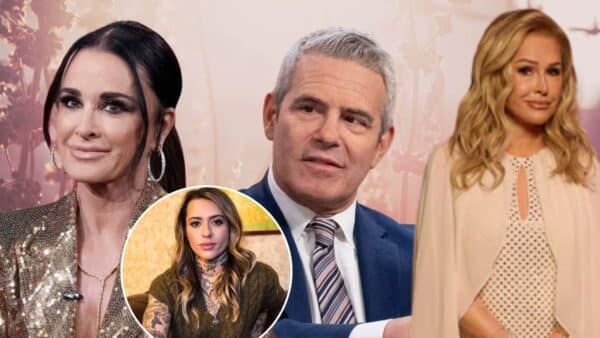 Kyle Richards Kathy Hilton Andy Cohen morgan wade