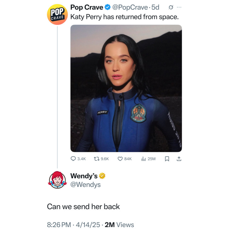 Wendy's tweet