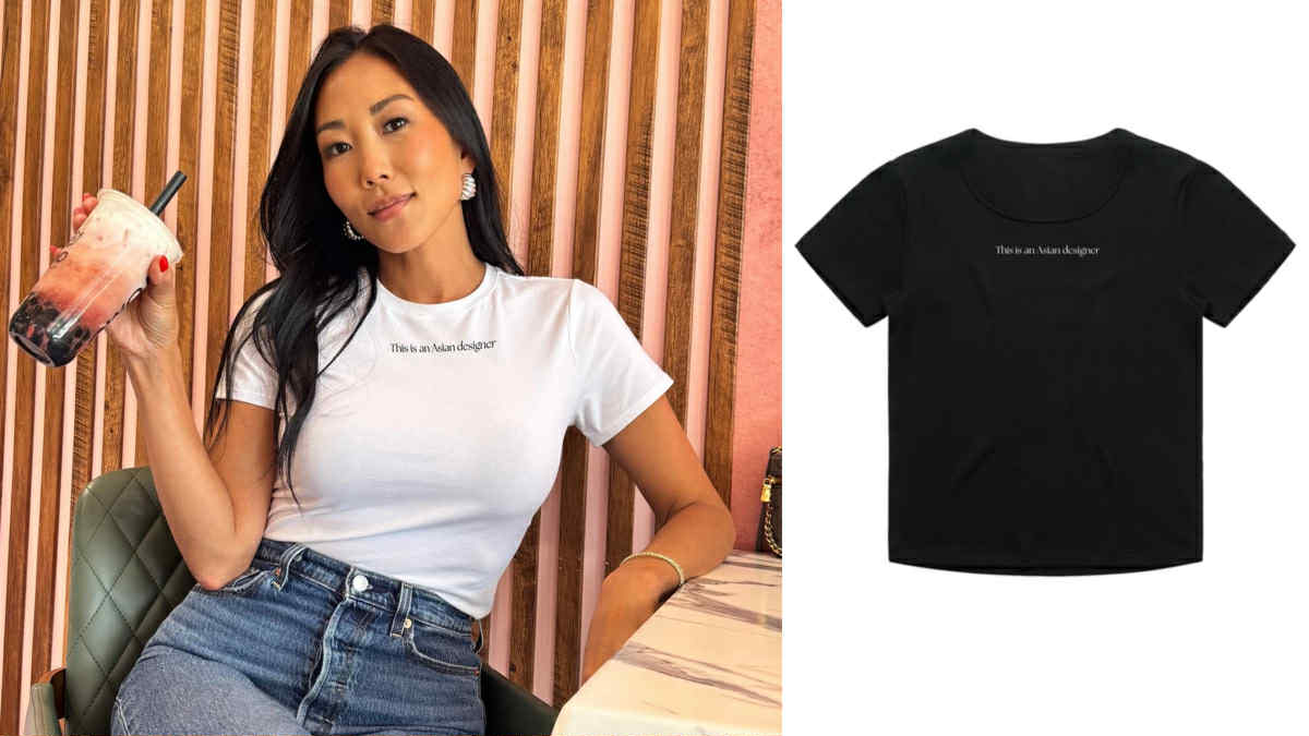 Katie Ginella Asian designer t-shirt RHOC